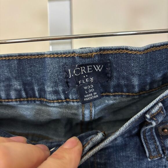 J. Crew Blue Slim Jeans Classic Denim Style flex 33x30 - Picture 2 of 6